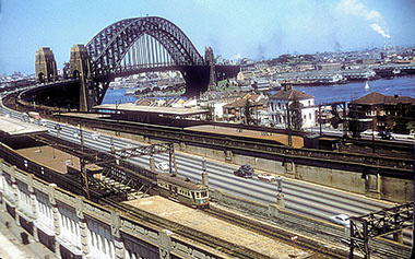 View from Greenway  24th February 1957